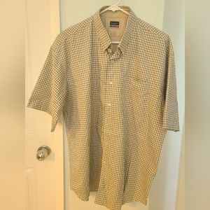 Haggar Forever New Men's Casual Button-Down Shirt-Size Xtra Large